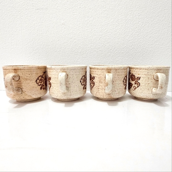 🇬🇧 Vintage Churchill Wild Strawberry Tea Cup - Set of 4 - Picture 8 of 15